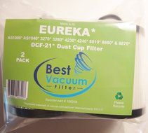 2 Pack Best Vacuum Filter Brand Eureka DCF21 Dust Cup Filter made to fit AS1000, AS1040, 3270, 3280, 4230, 4240...