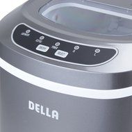 Della Portable Ice Maker Easy-Touch Buttons Digital 2 Selectable Cube Sizes - Up To 26 LBS of Ice Daily N23