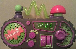 Nickelodeon Time Blaster AM/FM Alarm Clock Radio