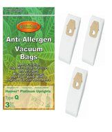 Hoover Style Q AH10000 Platinum Collection UH30010COM Allergen Filtration Vacuum Bags, 3pk.