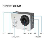 SZMWL Action Sports Camera 7000 Waterproof WIFi Action Camera 12MP 1080P HD 2.0&quot;LCD + 170&iexcl;&atilde;Wide Angle Lens Diving... N2