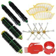 Keepfit Vacuum Cleaner parts Include Brush Cleaning Tools,2 Bristle Brushes,2 Flexible Beater Brushes,3 Side Brushes... N2