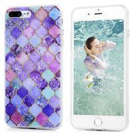 Badalink iPhone 7 Plus Case (5.5") Shockproof Soft TPU Rubber Skin Bumper Case Flexible Easy Grip with 3D Basso-relievo... N12