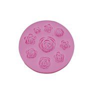 GHMZ Roses Flower Silicone Cake Mold,Pink