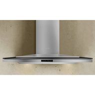 ALAM90BBX Zephyr Arc Collection Layers Designer 36" Wall Hood - Stainless Steel and Black