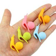 vanki New 5/10/20/50pcs Cute Snail Shape Silicone Tea Bag Holder Cup Mug Candy Colors Gift Set (10) N6