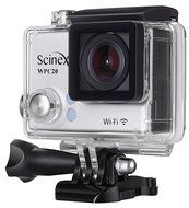 Scinex&reg; WPC20 16GB WiFi HD 1080P 12MP Waterproof Sports Camera + Telescope Pole and Mounts - US Warranty (Silver) N4