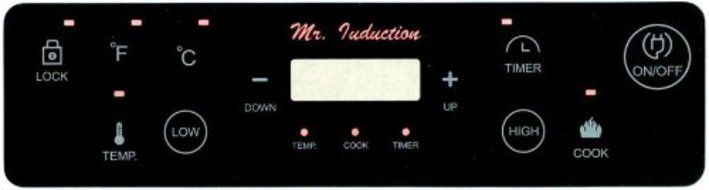 Sunpentown 1,300W Induction Cooktop, Silver