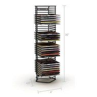 Atlantic Onyx 1209 35 CD Tower Matte Black Steel