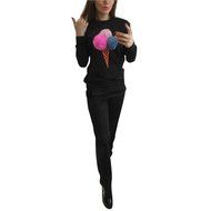 Sweatshirt Sets,Morecome Women Sweatshirt Long Sleeve Blouse Long Pants Outfit (XL, Black) N3
