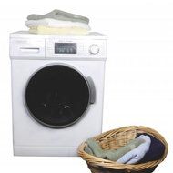 EQUATOR EZ 4000 CV Super Combo Washer-Dryer in White, 13 lbs / 1.57 cu ft Net Capacity, 1200 RPM, LED Display,...