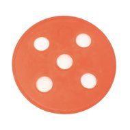 Plastic Soft Clothes Dryer Cover for Washing Machine 19cm Dia Orange