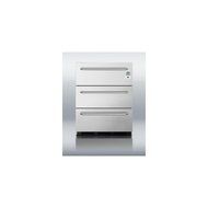 Summit SP6DSSTB7MEDADA: ADA compliant commercial 3-drawer refrigerator in stainless steel for built-in use, with... N2