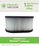 Hoover Foldaway and WidePath Filter, Replaces Hoover Part #40130050, Designed &amp; Engineered by Crucial Vacuum