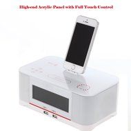 Plater A8 Touch Digital Dual Alarm FM Clock Radio Bluetooth 4.0 Speaker, Battery Backup, Snooze and Sleep Timer...