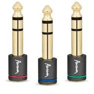 Aurum Cables Male to Male 3.5mm Universal 24K Gold Plated Auxiliary Audio Stereo Cable with 3 6.35mm Male to 3.5mm... N12