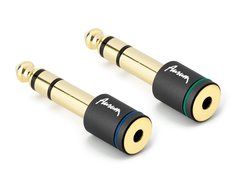 Aurum Cables Male to Male 3.5mm Universal 24K Gold Plated Auxiliary Audio Stereo Cable with 3 6.35mm Male to 3.5mm... N13