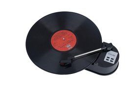 Dearhouse Portable Record Converter Mini USB Vinyl Turntable Record Player 33rpm Convert vinyl turntable to Mp3...