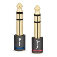 Aurum Cables Male to Male 3.5mm Universal 24K Gold Plated Auxiliary Audio Stereo Cable with 3 6.35mm Male to 3.5mm... N14