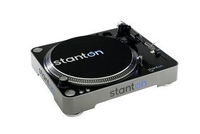 Stanton T62 Straight Arm Direct-Drive DJ Turntable with 300 Cartridge Pre-Mounted