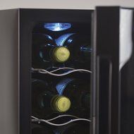 Westinghouse WWT080TB Thermal Electric 8 Bottle Wine Cellar with Touch Panel Adjustable Thermostat and Digital... N11