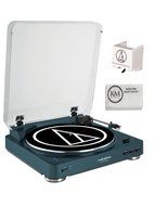 Audio-Techinca Bluetooth Wireless Belt-Drive Stereo Navy Turntable AT-LP60NV-BT with ATN3600L Replacement Stylus