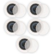 Blue Octave BDC62 In Ceiling 6.5&quot; Speakers 2 Way Home Theater Surround Sound 5 Speaker Set