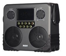 RCA RCAEP700WR RCA 14-In-1 Multi-Function Jobsite AM/FM/NOAA Radio with Solar Charging and Bluetooth, Gray N2