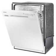 24 in. Front Control Dishwasher in White with Stainless Steel Tub N6