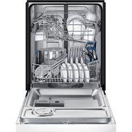 24 in. Front Control Dishwasher in White with Stainless Steel Tub N7