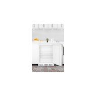 Summit AL750LBISSTB 24&quot; All-Refrigerator with 5.5 Cu. Ft. Capacity Lock Automatic Defrost Adjustable Shelves Adjustable...
