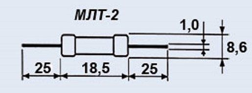 Metal film Resistors Military MLT 2W 30 kOm USSR 50 pcs