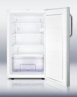 Summit FF511L7SSTBADA Commercial 4.1 Cu. Ft. Stainless Steel Undercounter Compact Refrigerator N2