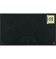 GE Profile Series 36" Black Electric Cooktop N4