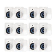 Blue Octave RW83 In Wall 8" Speakers 3 Way Home 4560 Watts New 6 Pair Pack RW83-6PR N3