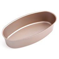 MyLifeUNIT Oval Cheese Cake Mold, Non Stick Oval Cake Pan