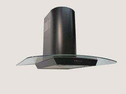 NT AIR Range Hood Wall Mounted Black KA-144-BLK-CLG-24" N4