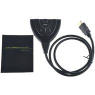 HDMI Switch, JerGO Premium Quality 3 Port HDMI Switcher 3x1 Auto Switch With 50CM Pigtail Cable / Full HD 1080p... N3