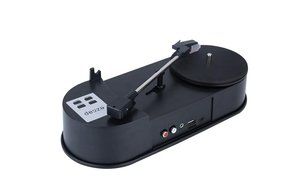 Dearhouse Portable Record Converter Mini USB Vinyl Turntable Record Player 33rpm Convert vinyl turntable to Mp3... N2