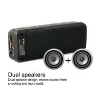 Newest Portable Dual Bluetooth Wireless Speaker w/ith 4000mah Power Bank Speaker Stereo USB TF Card for Iphone6s...