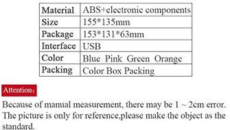 Fashion Round Simple USB Mini Fan Potable Battery Desktop Creative Colorful Fan With Three Leaves Cute Electric...