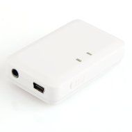 Music Receiver - SODIAL(R) Wireless Bluetooth Music Receiver Stereo for iPad iPhone MP3 White N5