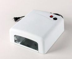RioRand&reg; Professional 36W 110V UV Nail Art Gel Curing Polish Light Dryer+4 Tube Lamp (WHITE) N2