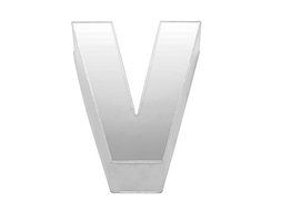 10&quot; ALPHABET &quot;V&quot; BIRTHDAY WEDDING ANIVERSARY CAKE TIN N2