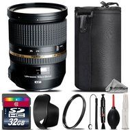 Tamron 24-70mm 2.8 VC Lens for Canon Cameras + 32GB Class 10 High Speed Memory Card + UV Filter + Lens Cap Holder...