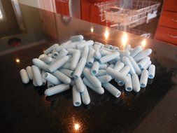 100 Dishwasher Rack TINE Repair Caps - (Lt. BLUE)