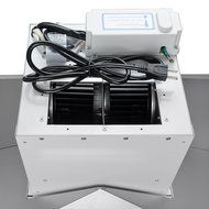 Golden Vantage 36" Island Mount LED Display Touch Control Stainless Steel Kitchen Cooking Fan Range Hood N6