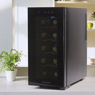 Westinghouse WWT080TB Thermal Electric 8 Bottle Wine Cellar with Touch Panel Adjustable Thermostat and Digital... N17