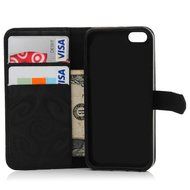 iPhone SE Case, iPhone 5/5S Case,YOKIRIN Stand Wallet Premium PU Leather with Handmade Flowing Glitter Liquid... N2