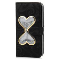 iPhone SE Case, iPhone 5/5S Case,YOKIRIN Stand Wallet Premium PU Leather with Handmade Flowing Glitter Liquid... N3